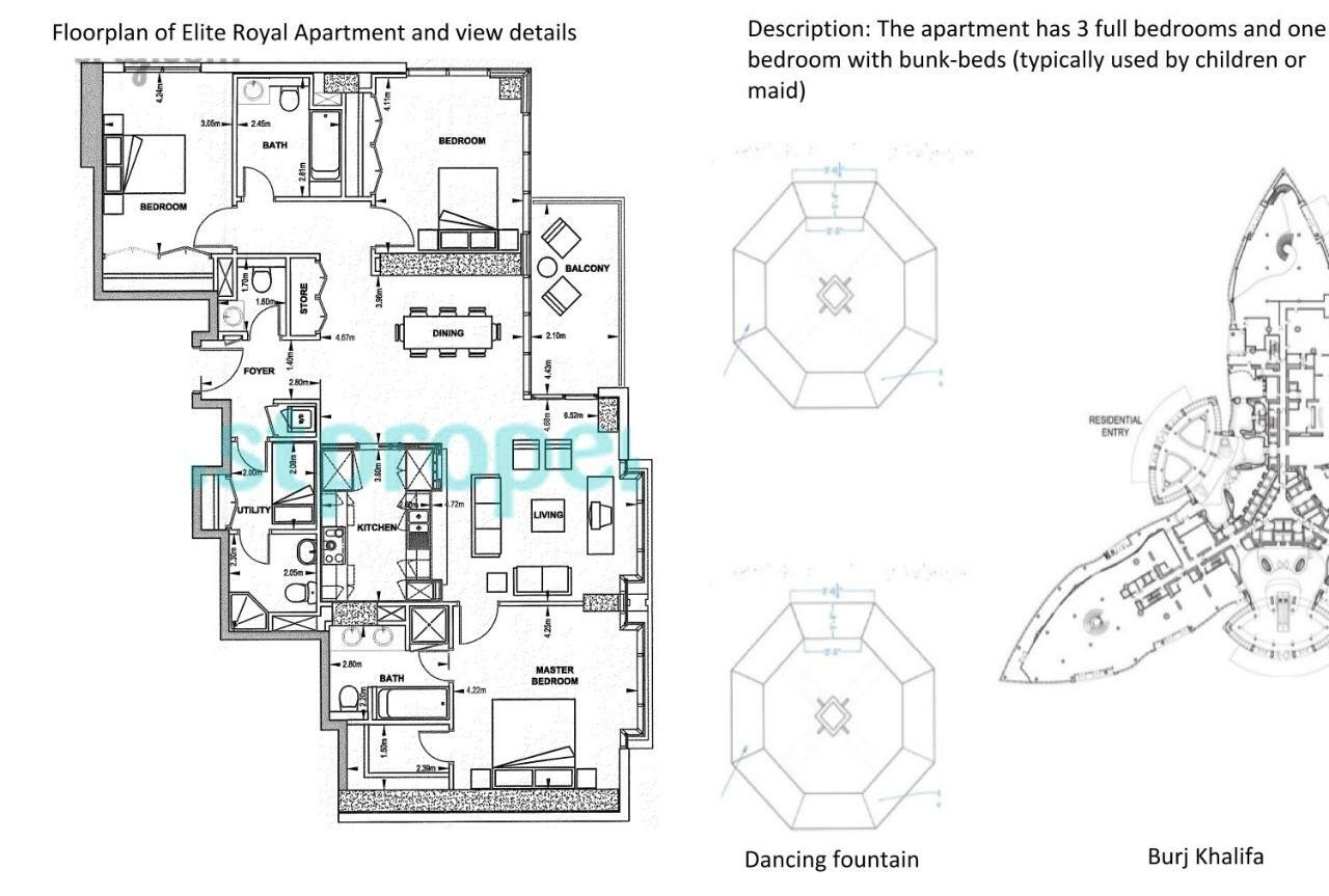 Elite Royal Apartment - Burj Residences T5 | Diamond Dubaï Extérieur photo
